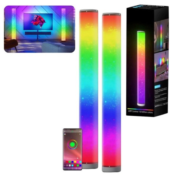 Producto - Torres LED de Pie Rgb 1mt Audiorítmicas App Y Control