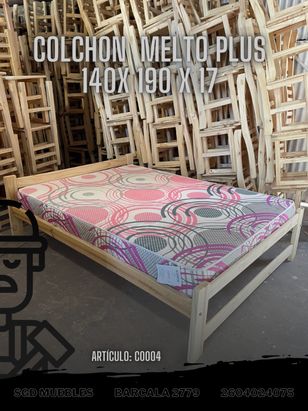 Producto - COLCHON ESPUMA MELTO PLUS 140X17
