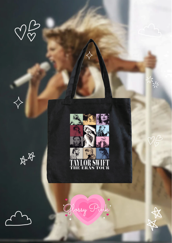 Tote bag negra eras tour 2
