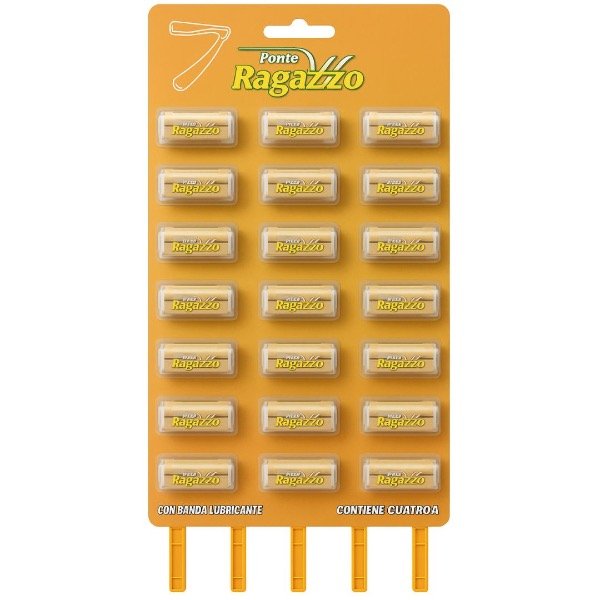 Producto - Afeitadora Descartable Ponte Vecchio Ragazzo Doble Filo