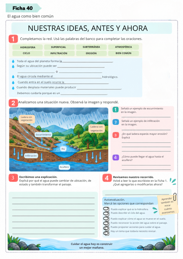 Producto - EL AGUA Y LA TIERRA: 5to GRADO - 16