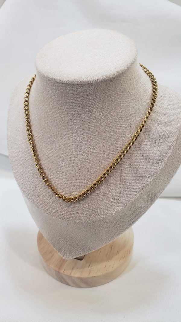 Producto - Cadena soga acero dorado