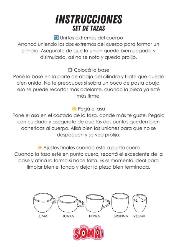 Producto - SET 5 TAZAS