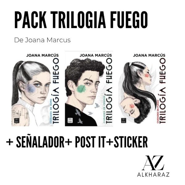 Producto - PACKS TRILOGIA FUEGO DE JOANA MARCUS (ENVIO GRATIS)