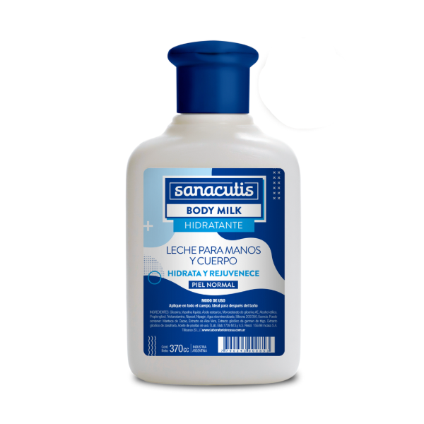 Producto - SANACUTIS BODY MILK 370 CC