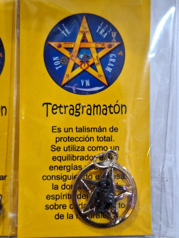 Producto - Dije Tetragramatón - 1