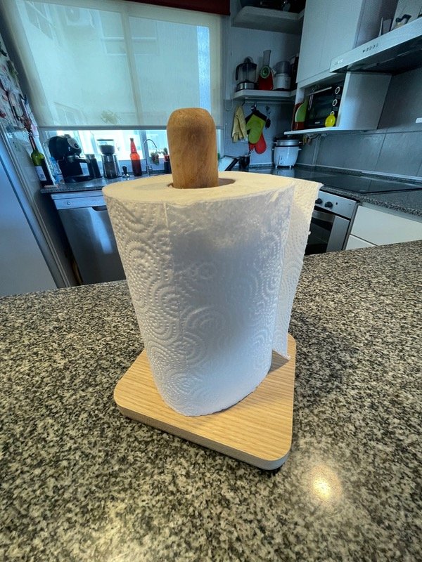 Producto - Porta rollos nórdico en madera