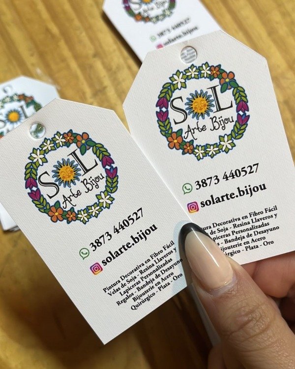 Producto - Pack Tags Texturado