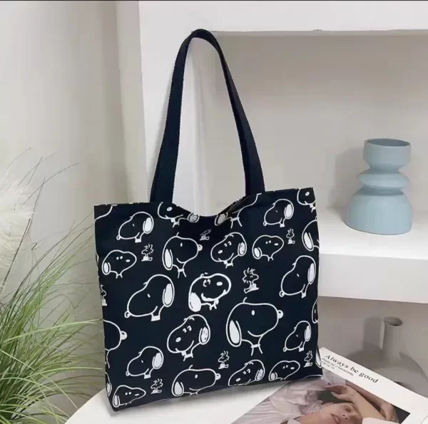 Producto - Tote Bag Tela Estampada Snoopy
