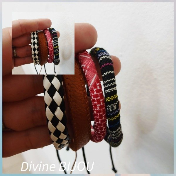 Producto - Pulsera de ecocuero unisex