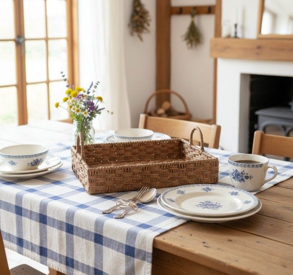 Producto - Bandeja de hierro e hilo kraft XL