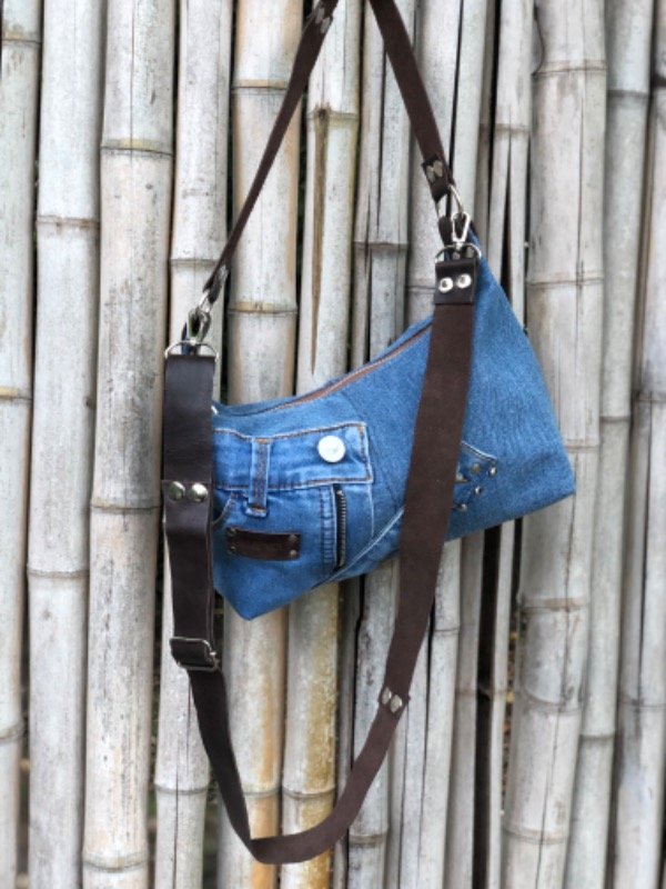 Producto - Mini bag jean y cuero