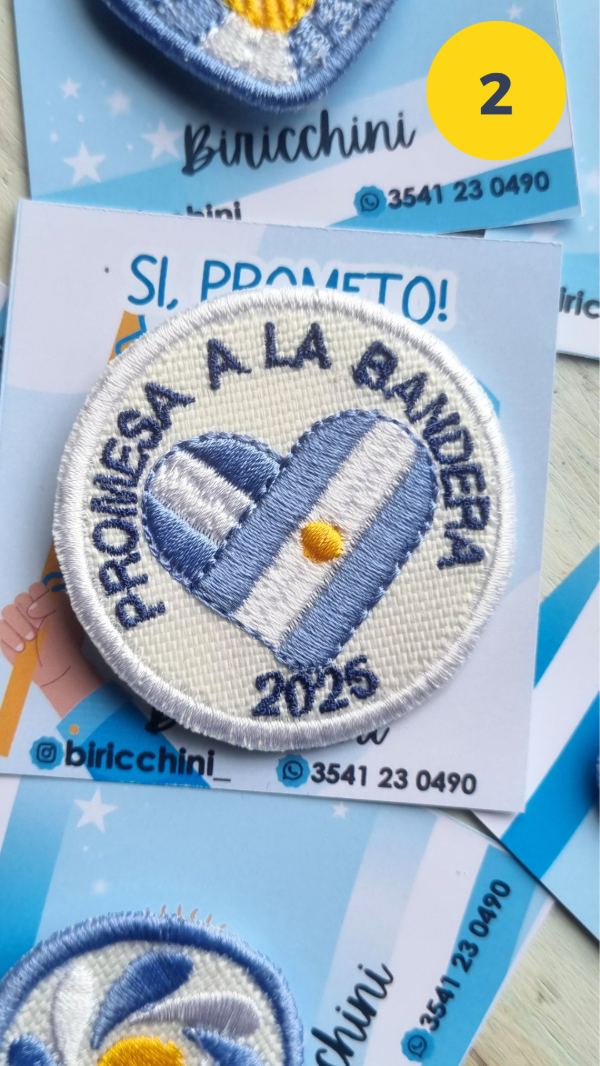 Producto - Matriz de Bordado - PROMESA A LA BANDERA 2025 "PROMESA 253" - Est. Aplique- ITH - 3