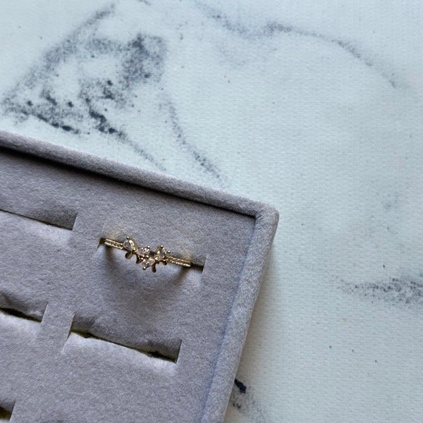 Producto - Anillo doble moñito T17
