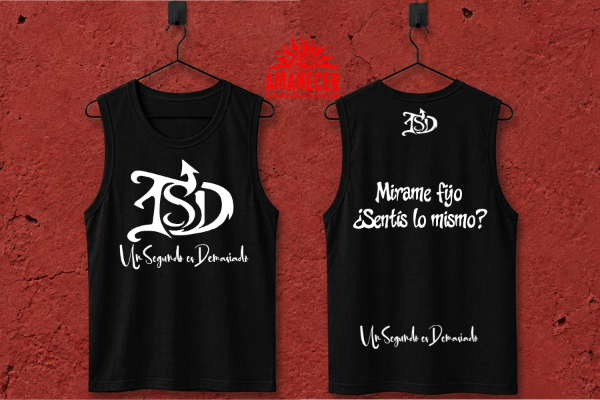 Producto - Musculosas 1 Segundo es Demasiado