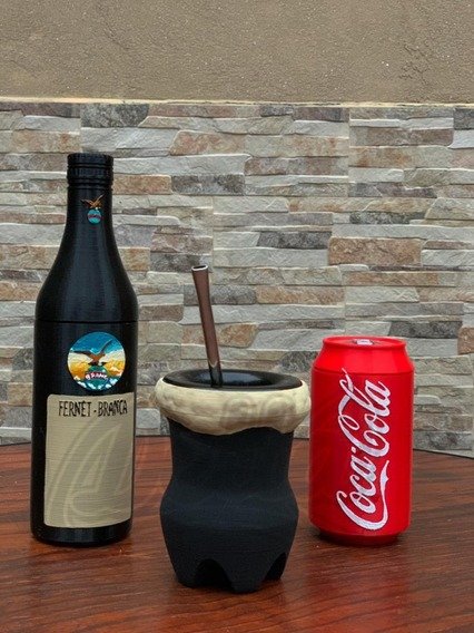 Producto - Set de Mate " Botella de Fernet + Coca"