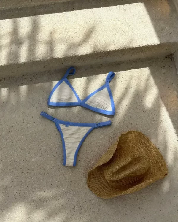 Producto - Bikini Lali natural y celeste - 1