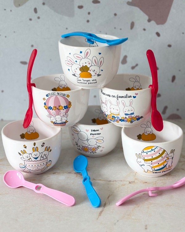 Producto - Kit N6 Pascuas "6 Compoteras + 6 Cuch."