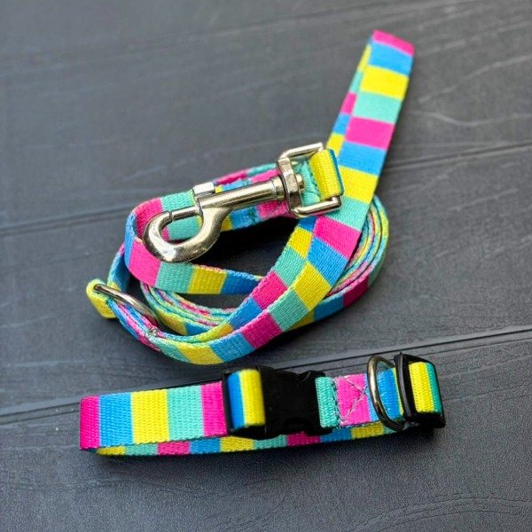 Producto - Combo collar y correa sublimado - Talle M