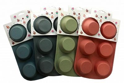 Producto - 6 CUPCAKE SILICONA REDONDA 202600