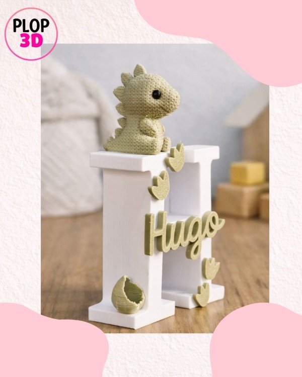 Producto - Letra souvenir DINO 8cm
