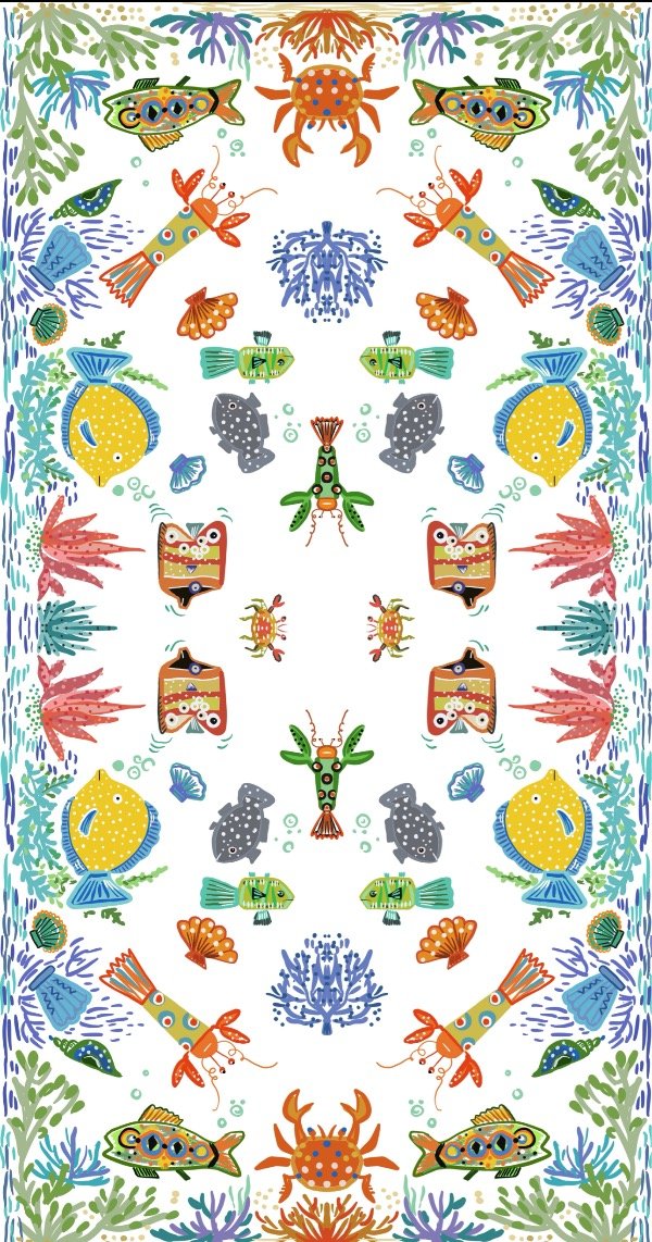 Producto - Mantel Mediterraneo 3 mtrs