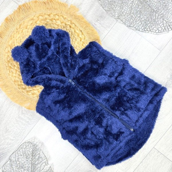 Producto - Chaleco Teddy azul