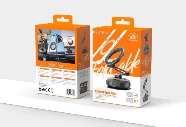 Producto - Soporte Magnético Para Celular Flexible Multiángulo de 360 Ezra HL151. - 1