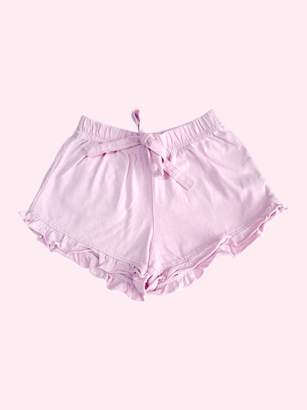 Producto - Short de algodón con lazo color rosa Weak Meak 4 años