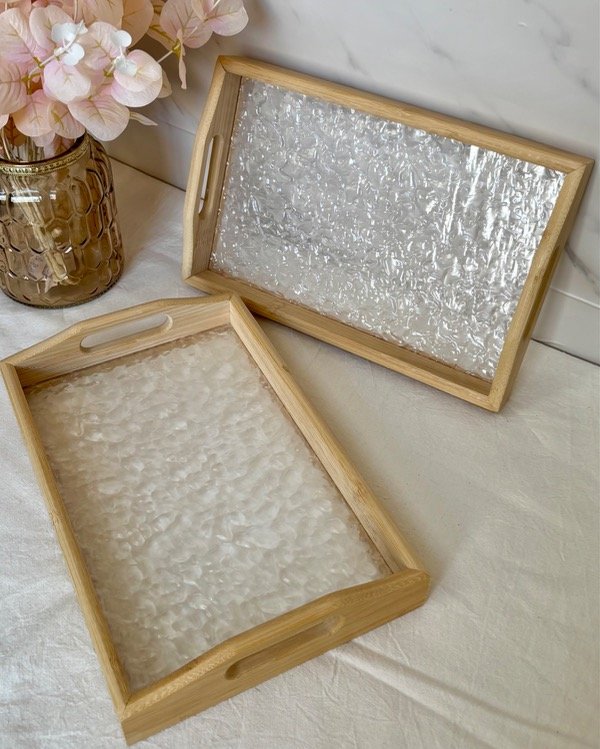 Producto - BANDEJA DE MADERA Y ACRILICO