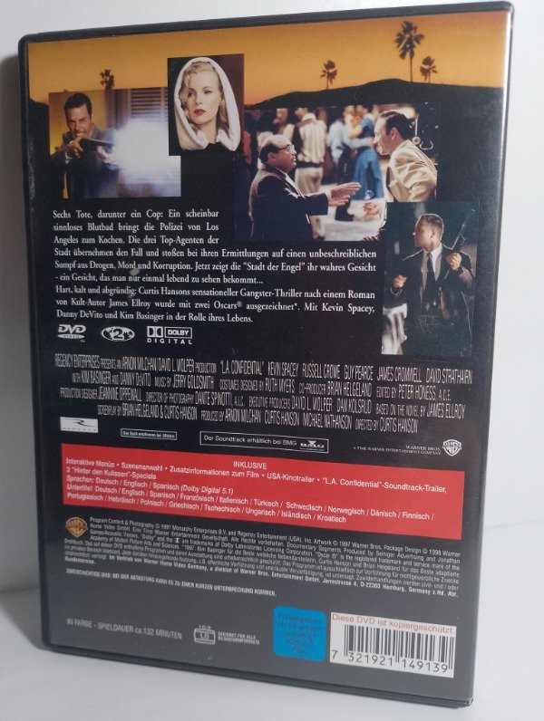 Producto - L.A. Confidential (1997) - DVD - Region U.S.A - 1