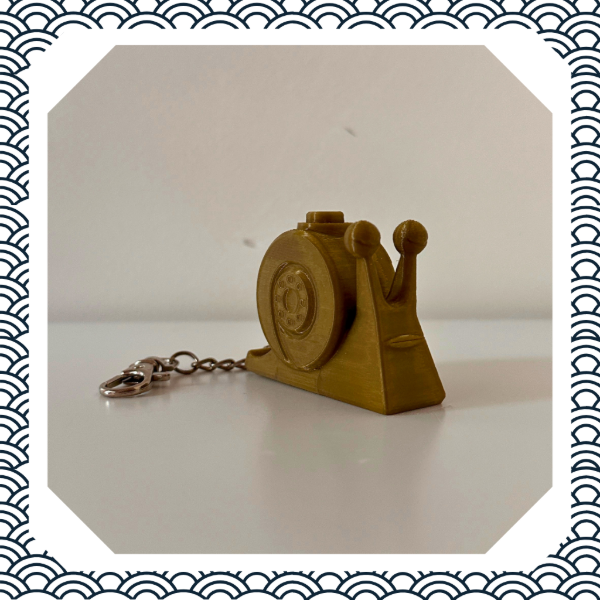 Producto - Clicker Den Den Mushi One Piece - Llavero Antiestrés Anime