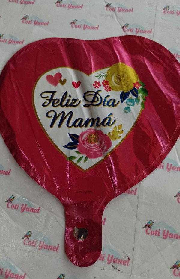 Producto - Globos Feliz dia Mamá 23cm - 2