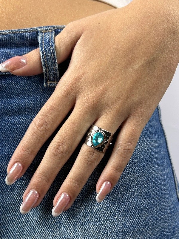 Producto - ANILLO VINTAGE CON PIEDRA 2754