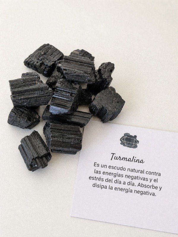 Producto - Piedra Turmalina Negra En Bruto X 100 Gr. - 0