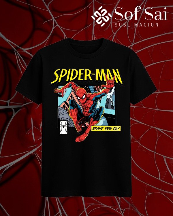 Remera spiderman comic — imagen 2
