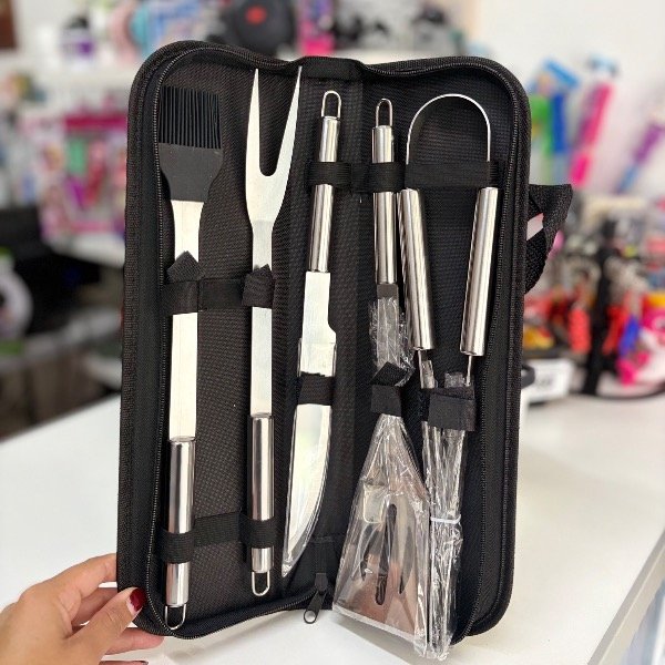 Producto - Kit Asador 5 Piezas en Estuche 0650 7625