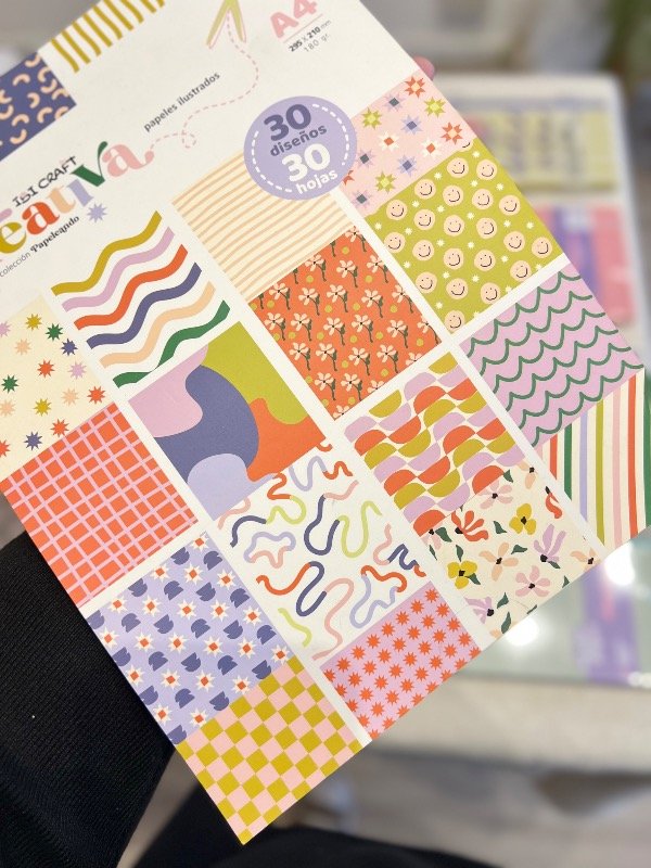 Producto - Papeles ilustrados creativa A4 - 1