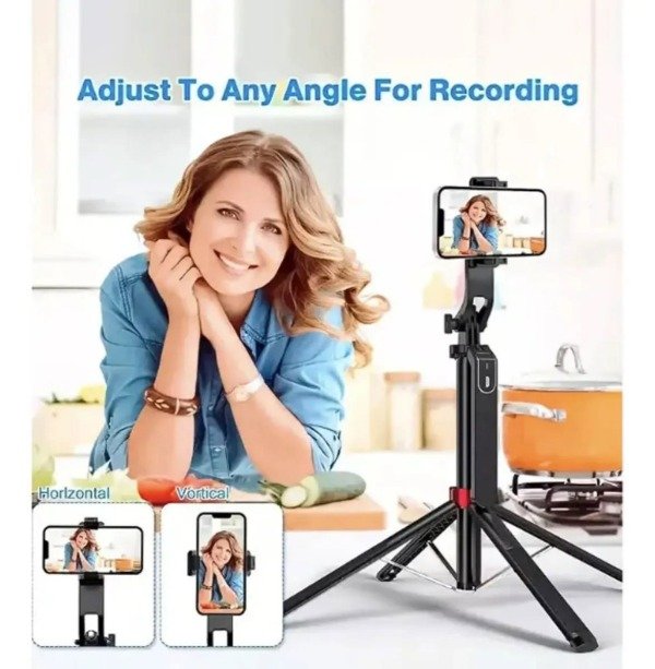 Producto - CUADRÍPODE BASTÓN SELFIE BLUETOOTH 1,75 M CÓDIGO - 4