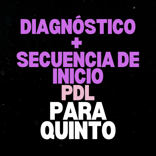 Producto - DIAGNOSTICO Y SECUENCIA DE INICIO PDL QUINTO