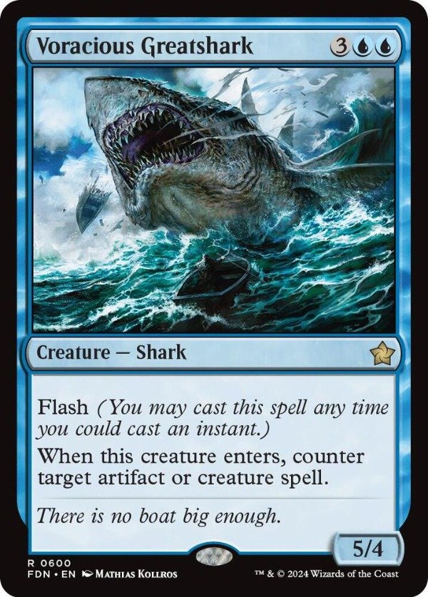 Producto - Voracious Greatshark #600  Foundations