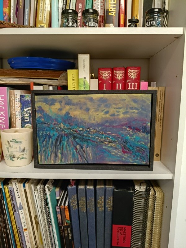 Producto - Paisaje abstracto en madera 2 - 1