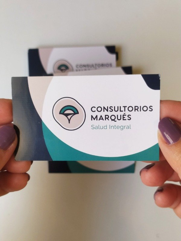 Producto - [Offset] Tarjetas Personales - Frente y dorso color con Uv Brillante Frente - 1