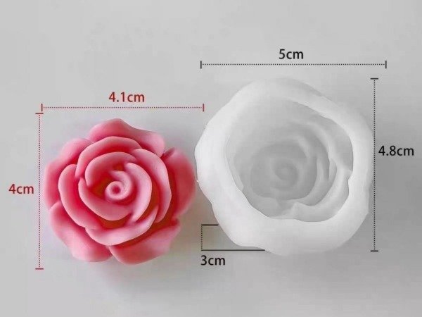 Producto - Rosa Molde de silicona Soft 3C12