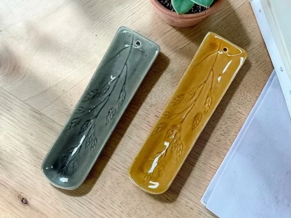 Producto - Porta Sahumerio ceramica esmaltado