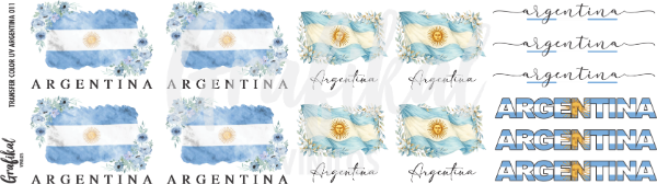 Producto - Transfer Color UV Argentina 011