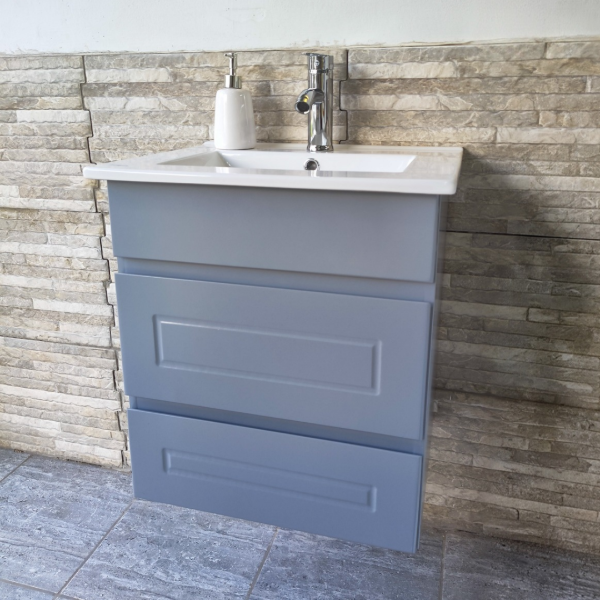 Producto - Vanitory de 50cm colgante gris