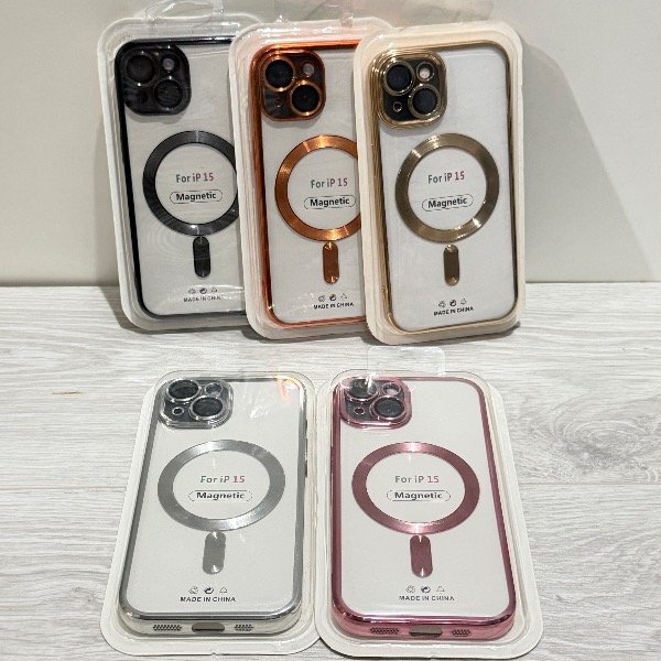Producto - FUNDA MAGSAFE METALIZADA IPH 15