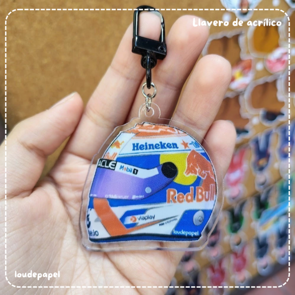 Producto - Casco Max Verstappen - Llavero