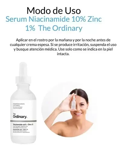 Producto - The Ordinary Niacinamide 10xciento + Zinc 1porciento 30ml - 2